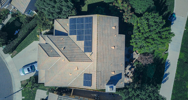Residential solar installation